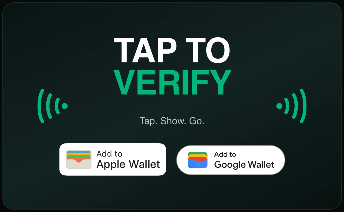 Tap to verify: Apple and Google Wallet passes