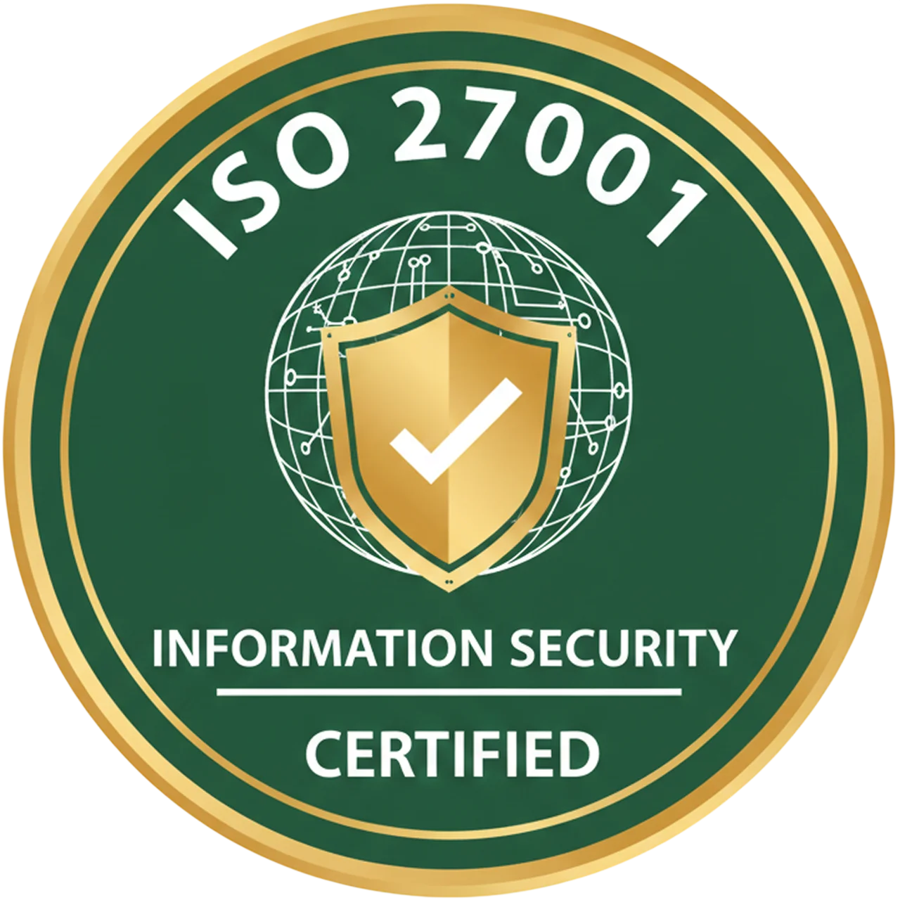 ISO 27001 Certificate badge