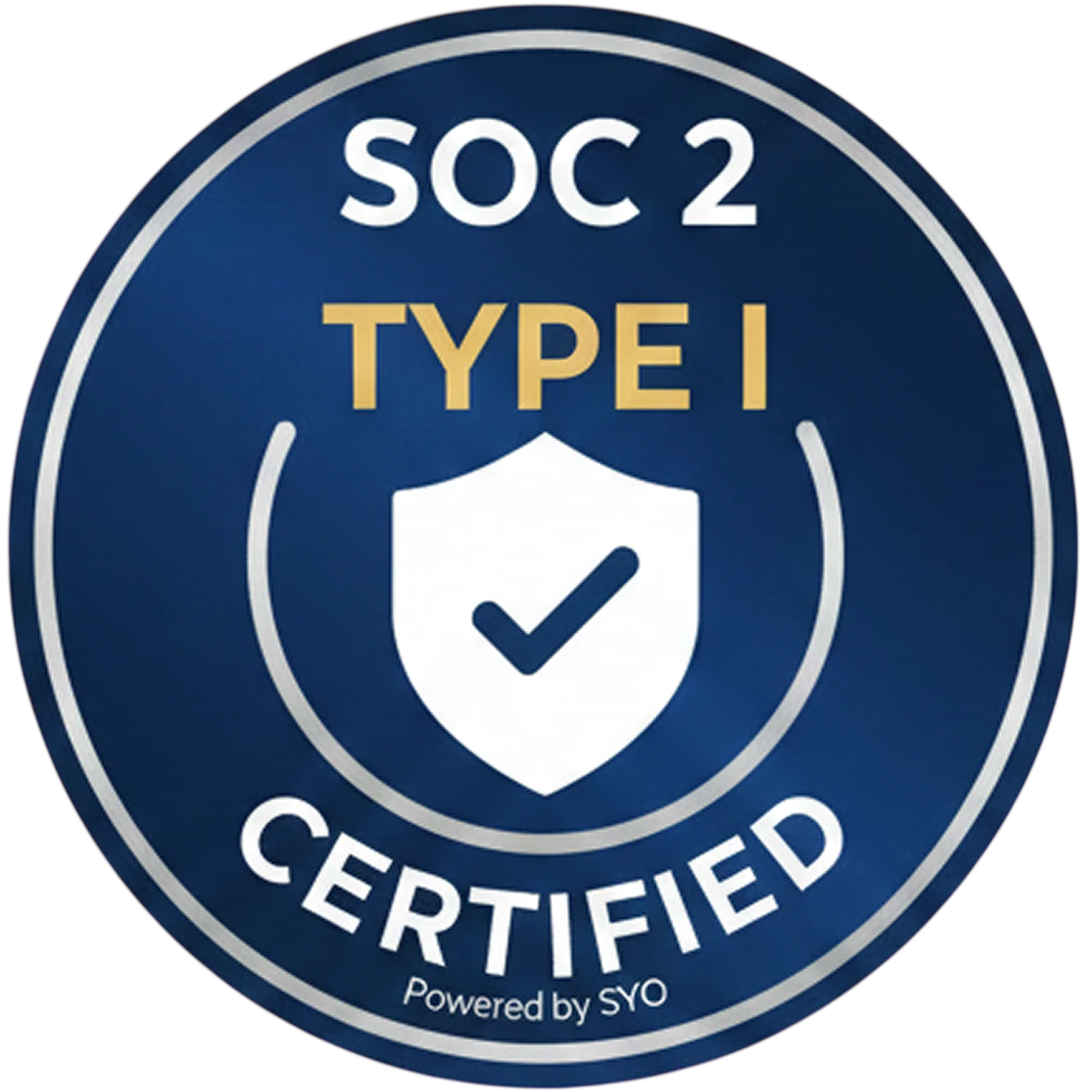 SOC 2 Type 1 Certificate badge