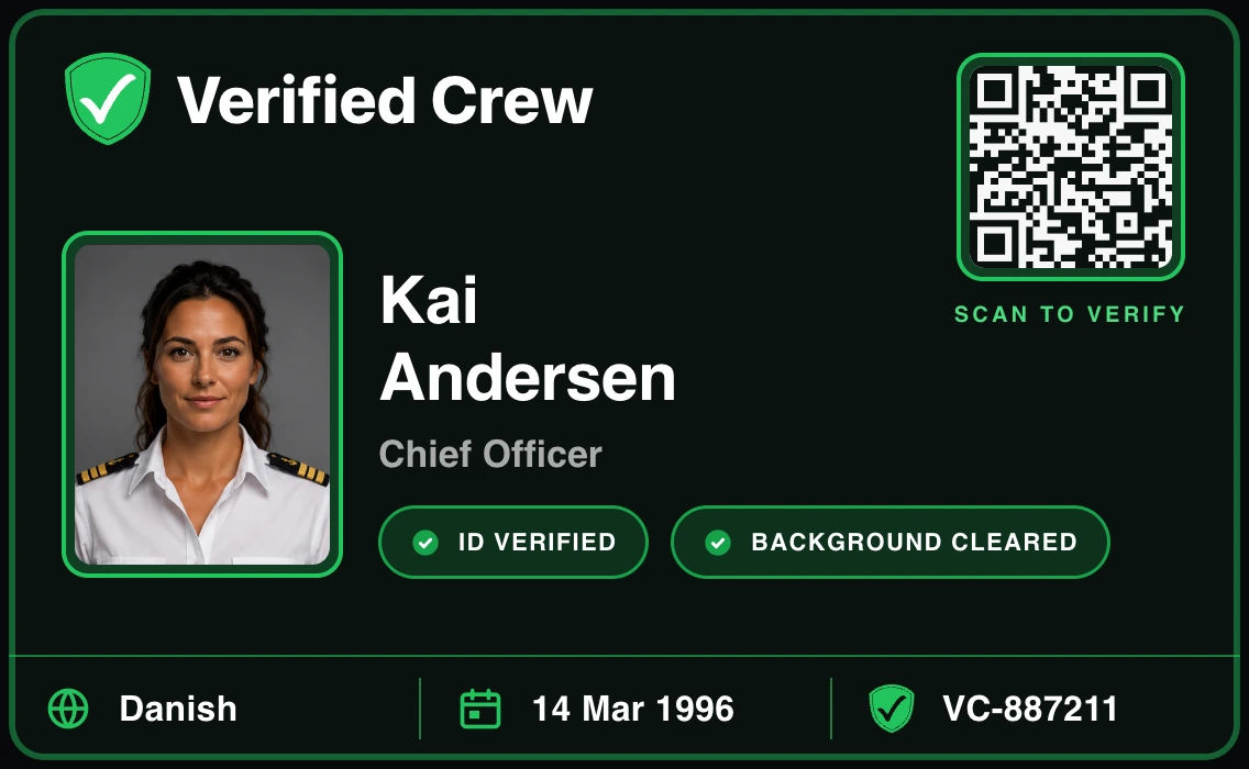 VerifiedCrew digital wallet