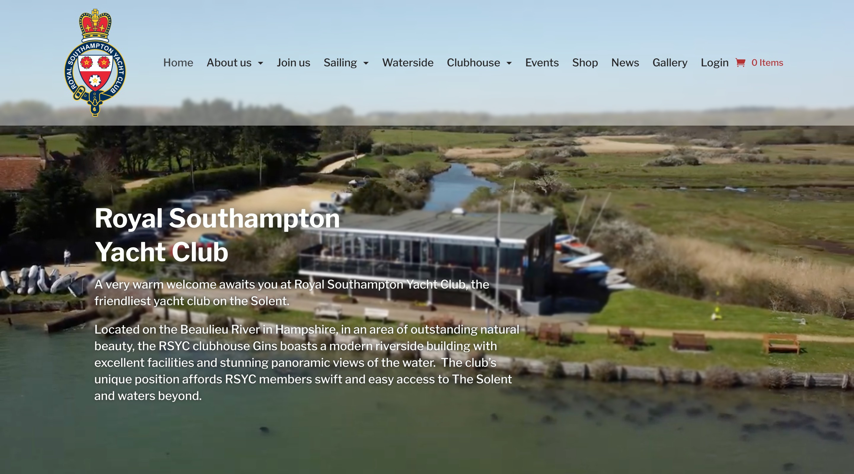 Royal Southampton Yacht Club Ltd website