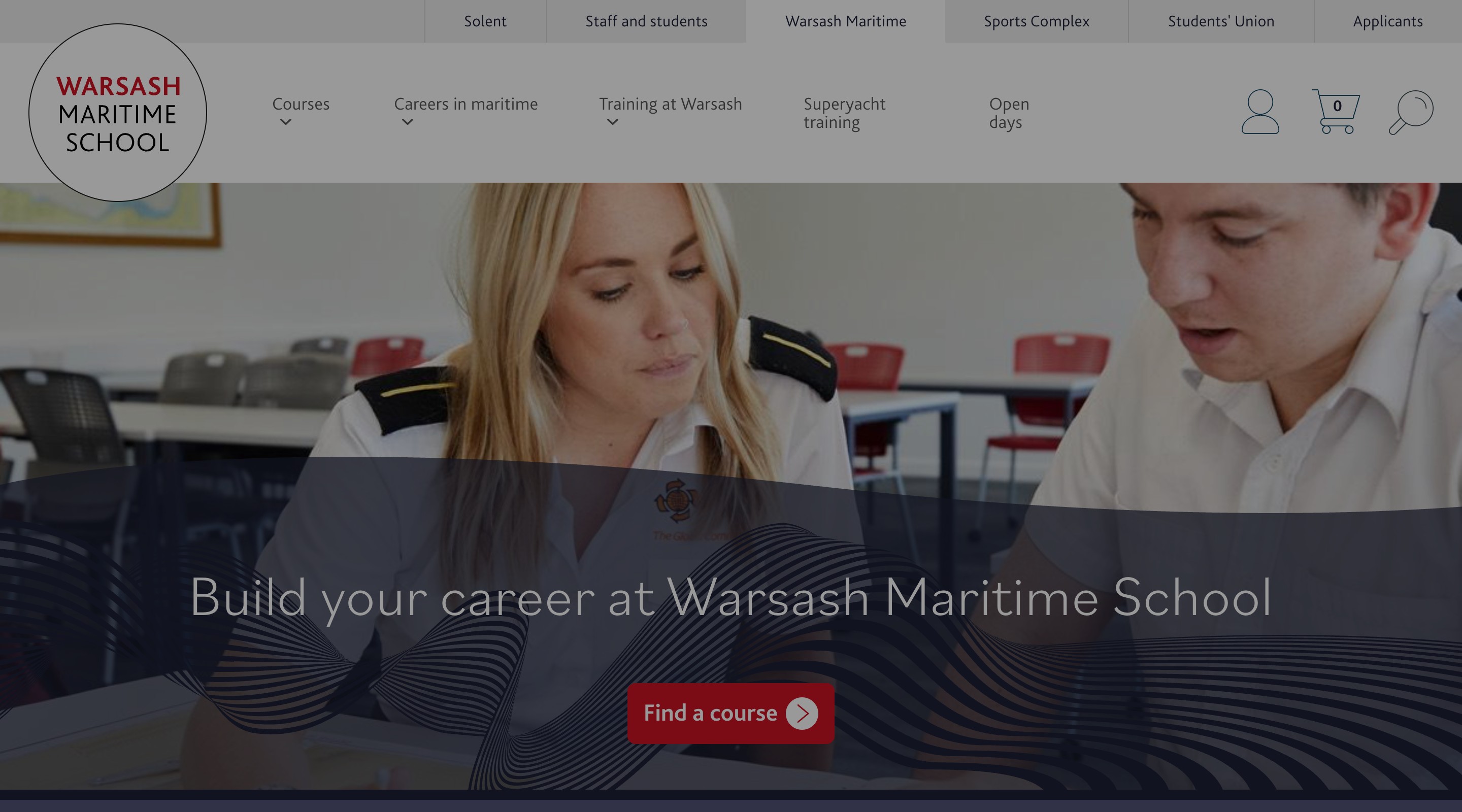 Warsash Maritime School (Solent University Southampton) website